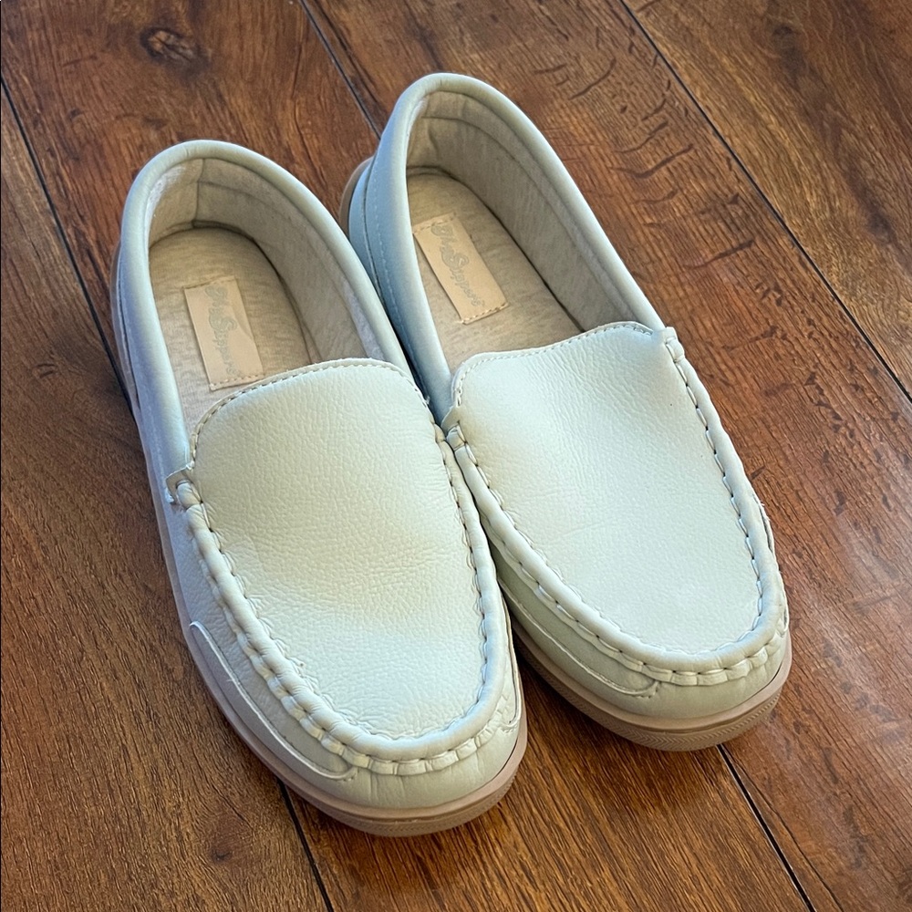 My Slippers mint Leather Loafers
